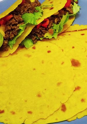 コーンミールと米粉のトルティーヤ-レシピのメイン写真