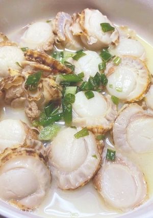 ホタテの酒蒸し-レシピのメイン写真