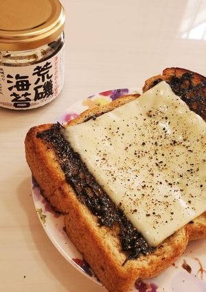 佃煮の甘さが旨味に変わる！海苔トースト-レシピのメイン写真