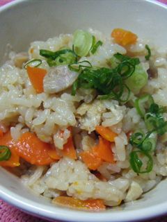 簡単鶏の炊き込みご飯☆-レシピのメイン写真