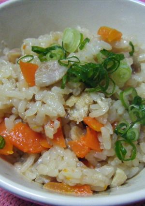 簡単鶏の炊き込みご飯☆-レシピのメイン写真