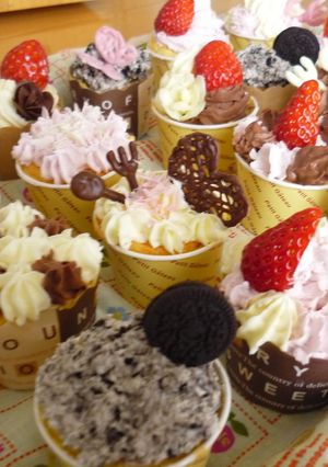 ぷちデコレーションカップしふぉん-レシピのメイン写真