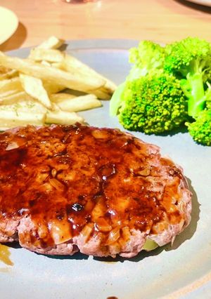 コストコ100%ビーフのハンバーグ-レシピのメイン写真