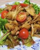 焼ききのこのボリュームサラダ