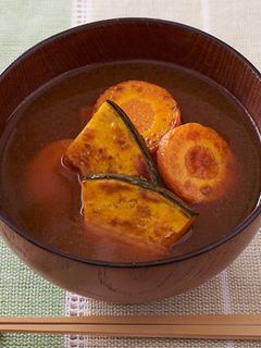 焼き野菜のみそ汁-レシピのメイン写真