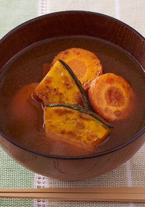 焼き野菜のみそ汁-レシピのメイン写真