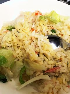 よく通った中華店を真似したカニレタス炒飯-レシピのメイン写真
