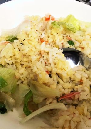 よく通った中華店を真似したカニレタス炒飯-レシピのメイン写真