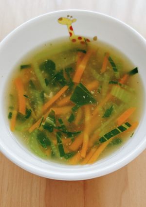 【保育園給食】あさりと野菜のスープ-レシピのメイン写真