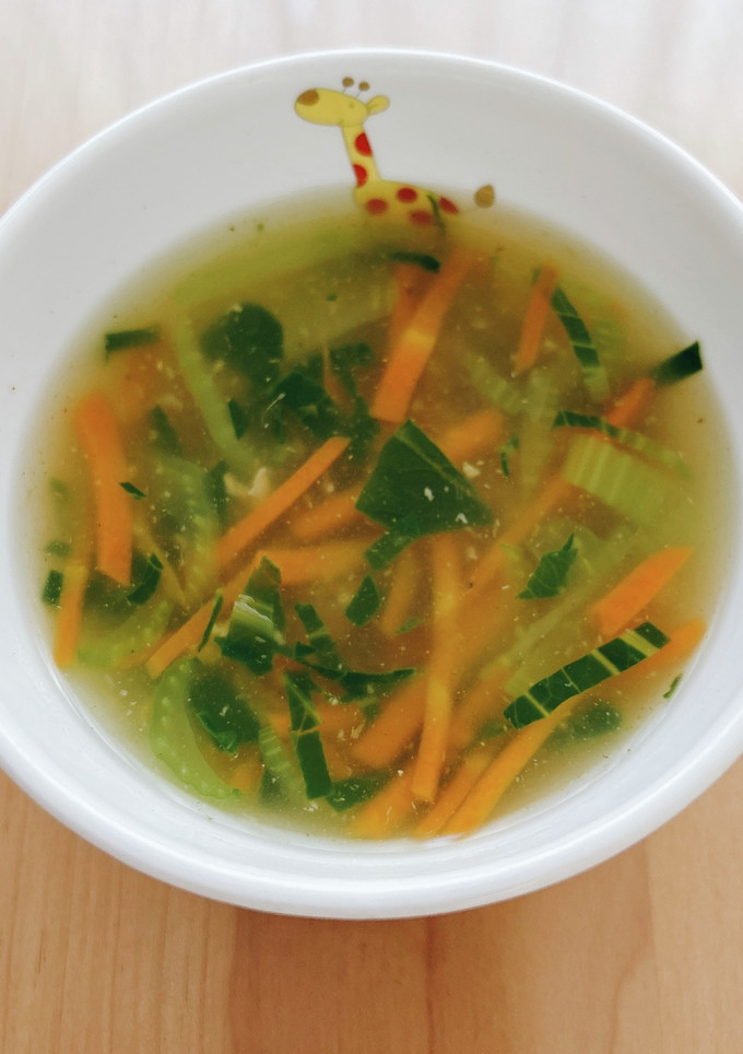 【保育園給食】あさりと野菜のスープ-レシピのメイン写真