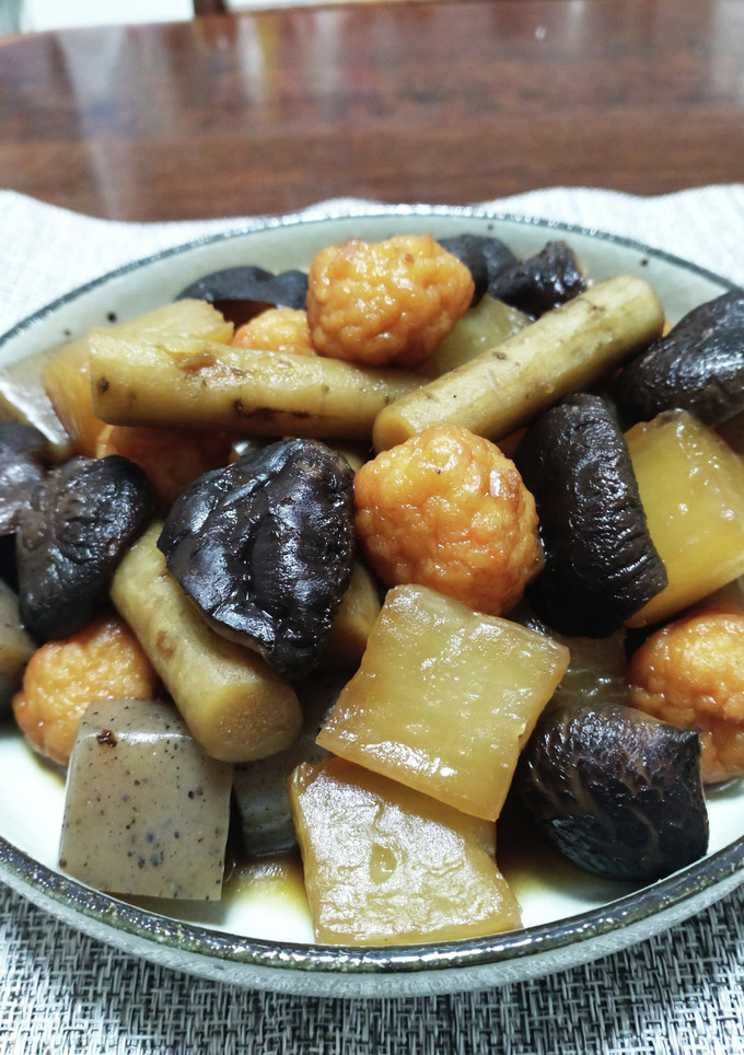 干し椎茸と野菜の煮物-レシピのメイン写真