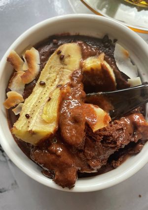 オートミールで作るフォンダンチョコケーキ-レシピのメイン写真