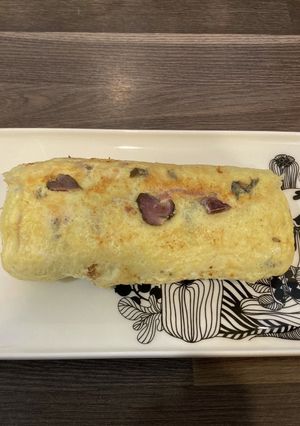 中途半端に残ったしば漬けでだし巻き卵-レシピのメイン写真
