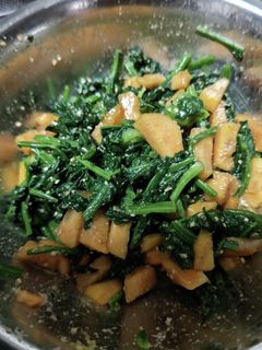 柿とほうれん草の胡麻和え-レシピのメイン写真