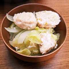 野菜大量消費！鶏肉団子と野菜の蒸し煮-レシピのメイン写真