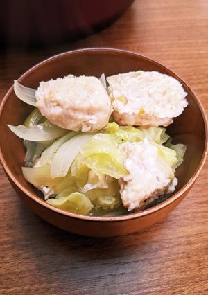野菜大量消費!鶏肉団子と野菜の蒸し煮-レシピのメイン写真