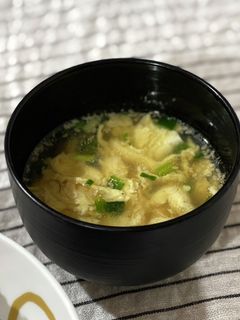 簡単♡青ネギと卵の中華スープ-レシピのメイン写真