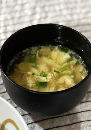 簡単♡青ネギと卵の中華スープ-レシピのメイン写真