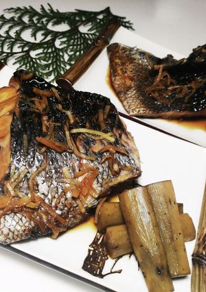 黄金比　基本の煮魚　魚の煮付け（めじな）-レシピのメイン写真