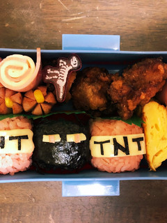 マイクラ♡キャラ弁♡超簡単♡エンダーマン-レシピのメイン写真