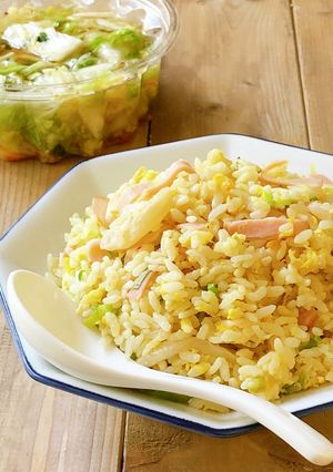 簡単♪白菜漬けチャーハン-レシピのメイン写真