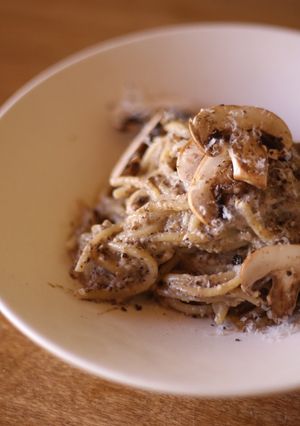 きのこのクリームパスタ-レシピのメイン写真