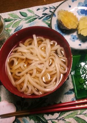 美味しいかけうどんorざるうどん定食-レシピのメイン写真