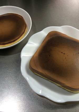 ホットサンドメーカーで四角いホットケーキ-レシピのメイン写真