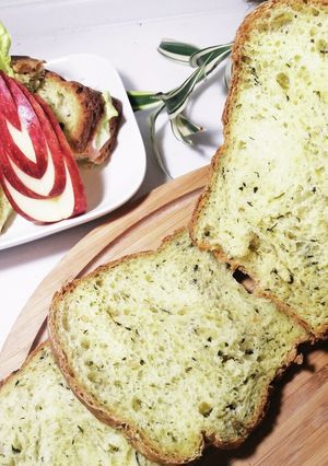 ホームベーカリーde小松菜の食パン-レシピのメイン写真