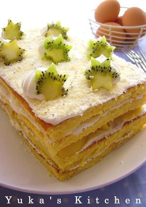 トロピカルレイヤーケーキ-レシピのメイン写真