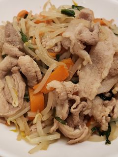 【15分】オイスター肉野菜炒め(1人前)-レシピのメイン写真