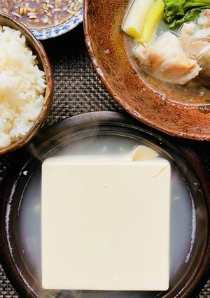 柚子入り豆腐の湯豆腐と鱈のみぞれ煮-レシピのメイン写真