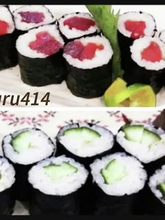 基本の細巻 鉄火巻 カッパ巻-レシピのメイン写真