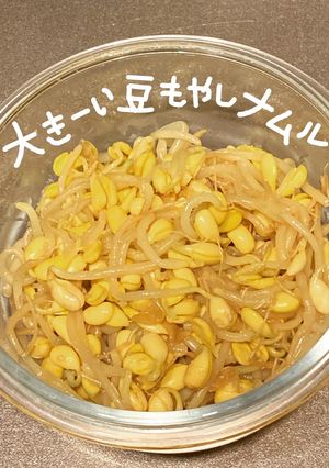 大きーい豆もやしナムル-レシピのメイン写真