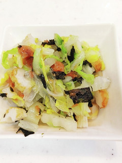白菜とちくわの梅肉和え-レシピのメイン写真