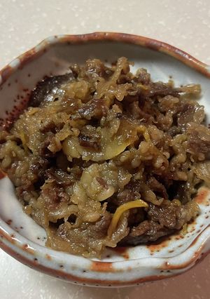 茶色いおかず　牛丼の素-レシピのメイン写真