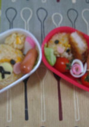 リラックマ チャーハン★キャラ弁-レシピのメイン写真