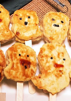 ハロウィン　つくねおばけ-レシピのメイン写真