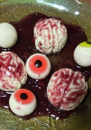 ハロウィン　脳みそパンナコッタ-レシピのメイン写真