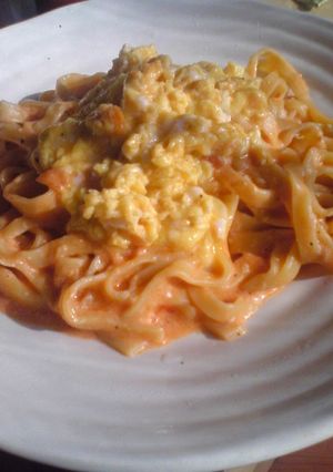 簡単豪華！！トマトクリームパスタ❤-レシピのメイン写真