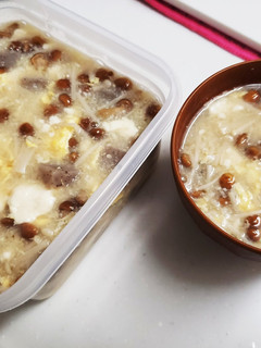 えのきなめこと豆腐の卵スープ-レシピのメイン写真