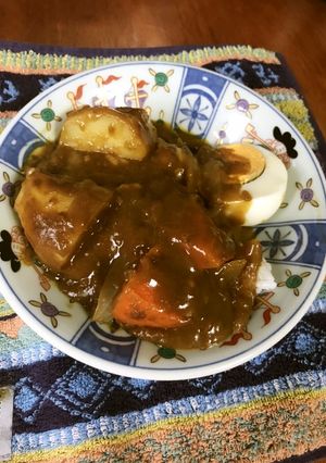 圧力鍋 de 具が大きい脱・翌日カレー♪-レシピのメイン写真