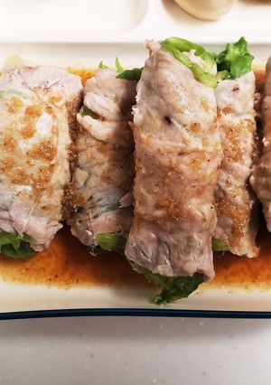 レタスの豚肉巻き-レシピのメイン写真