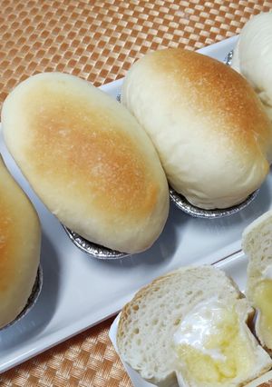 パクパクふわふわダブルクリームぱん-レシピのメイン写真
