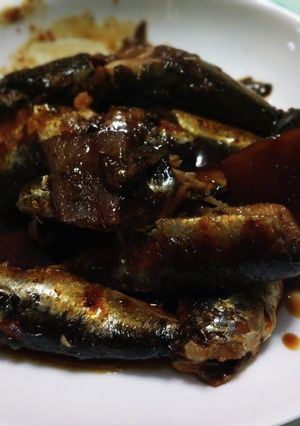 【男飯】イワシの旨辛醤油煮-レシピのメイン写真