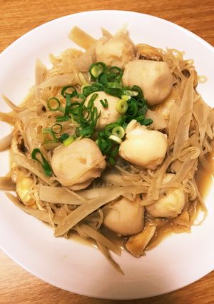 白滝ごぼう里芋の煮物-レシピのメイン写真