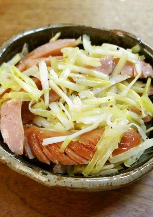 黄にらのソーセージ炒め-レシピのメイン写真