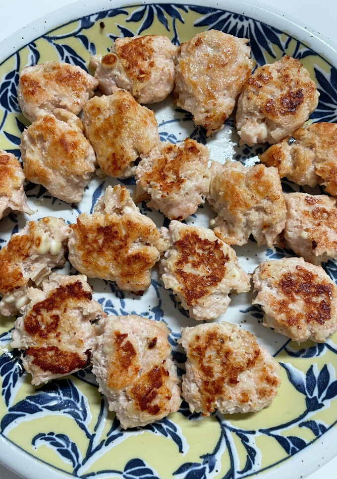 鶏ひき肉とエノキ茸と明太子-レシピのメイン写真