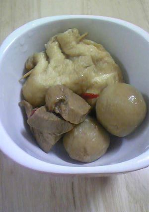 ☆卵揚げ+里芋+鶏肉の煮物☆-レシピのメイン写真