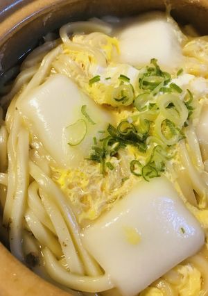 プチッと鍋●餅＆玉子とじの煮込みうどん鍋-レシピのメイン写真
